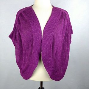 🌻Lane Bryant Shrug Purple NWOT